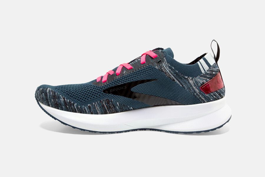 Brooks Running Shoes Womens Navy/Black/Pink - Levitate 4 Road - 9178-KINZC